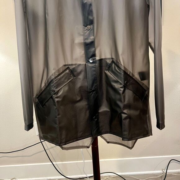 Rains - "Jacket" (w/ Hood) Size XL - Mist (transparent) - Picture 6 of 8